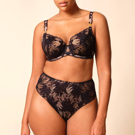 2 pieces set GOSSARD Lace Soirée Black