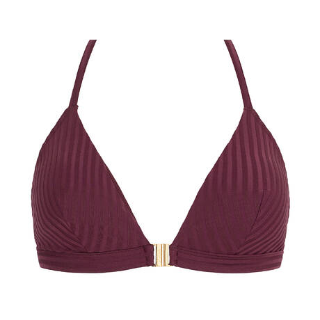 AUBADE Triangle bikini top with front opening Sun Pop Açai