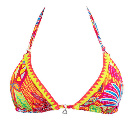 BANANA MOON Triangel-Bikini-Top Bluco Coral Bay Rot