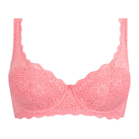 TRIUMPH Lace Padded balconette bra Amourette Cherry Rose