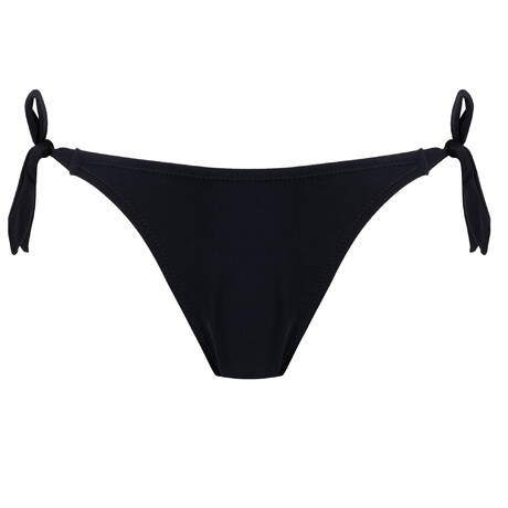 PAIN DE SUCRE Bas de maillot de bain slip noué Caty Sensitive Uni Life Résille Noir