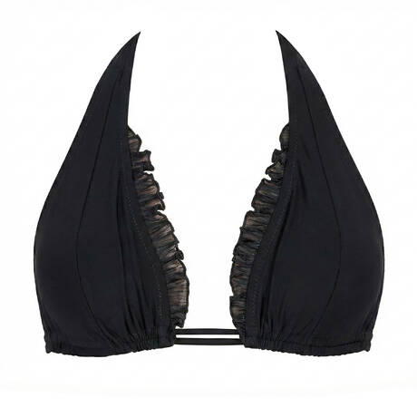 PAIN DE SUCRE Triangle bikini top Amelys Sensitive Uni Life Résille Black