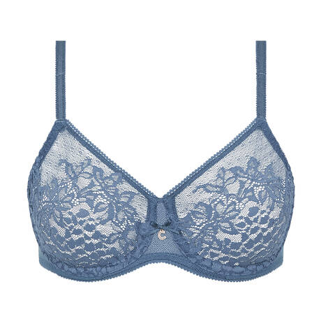 CHANTELLE Full-cup bra lace Maris Bleu Orage