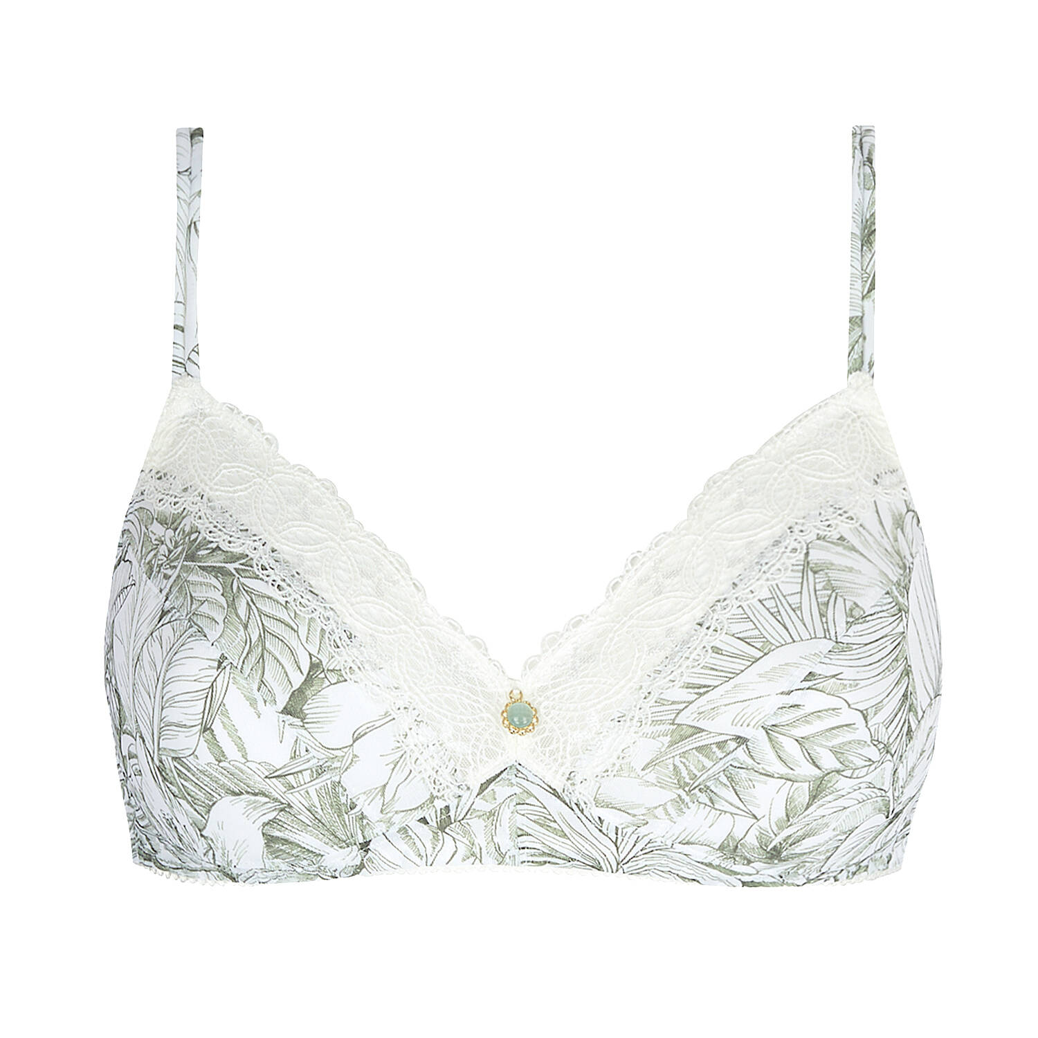 Soutien-gorge Sans Armatures ANTIGEL - Taille 85B - Blanc Rayures Ballerines - Neuf Avec étiquettes