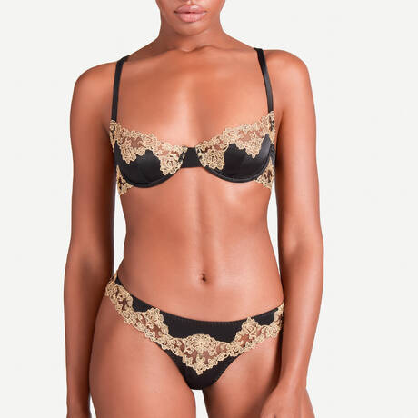 Ensemble 2 pièces COCO DE MER Reina Black and gold