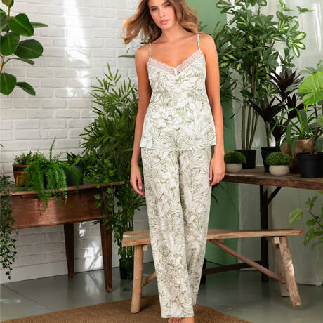 2 pieces set ANTIGEL Échappée Green Toile Green