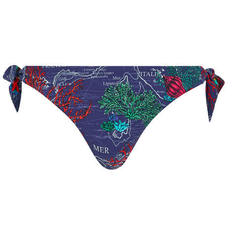 CHANTELLE Bas de maillot de bain slip noué Icon Dark Mediterranean