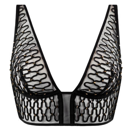 LIVY Soutien-gorge bustier Talk Later Noir