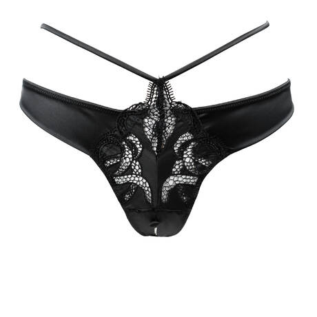 LIVY Open tanga Medusa Black