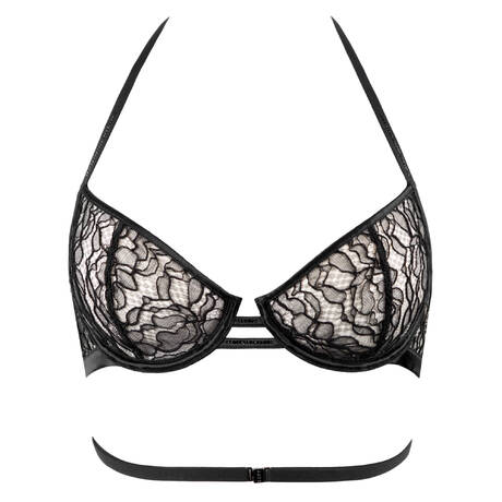 LIVY Halbschalen-BH aus Spitze Sparkle Schwarz