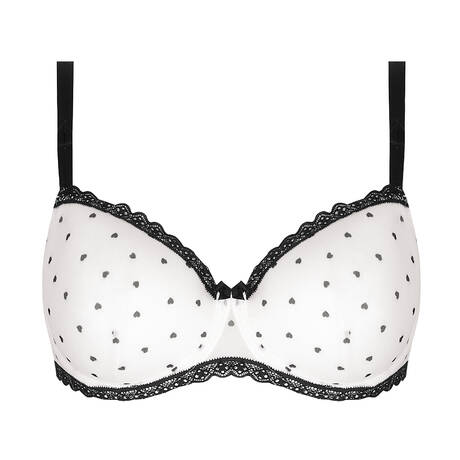 ANTIGEL Plus-size padded bra Cœur de Rockeuse Cœur Désir