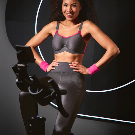 2 pieces set ANITA Anita Active Anthracite Pink