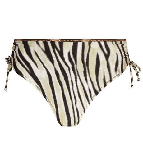 ANTIGEL Bas de maillot de bain slip coulissant La Tigre Blanc Tigre Bronze