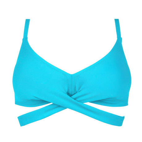 ANTIGEL Haut de maillot de bain triangle La Chiquissima Bleu Azur