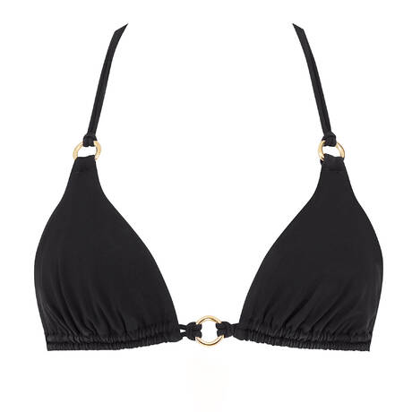 AGENT PROVOCATEUR Triangle bikini top Malisa Black