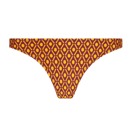 ANTIGEL Seduction brief bikini bottom La Papoue Jaune Papou