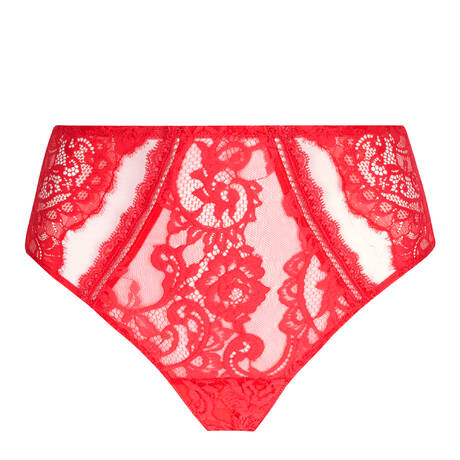 LISE CHARMEL Culotte haute en dentelle Désirs de Venise Grenat Venise