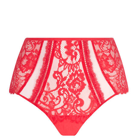 LISE CHARMEL Lace High-waisted panty seduction Désirs de Venise Grenat Venise