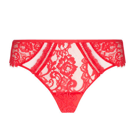 LISE CHARMEL Tanga lace Désirs de Venise Grenat Venise