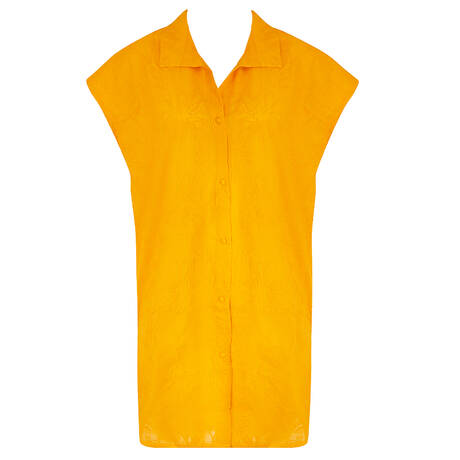 ANTIGEL Beach shirt cotton La Bohème Antigel Jaune Paille