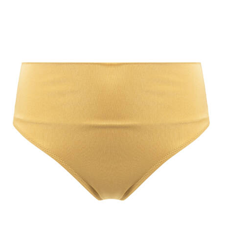 PAIN DE SUCRE High-waisted bikini bottom Tobago Sensitive Uni life Resille Gold