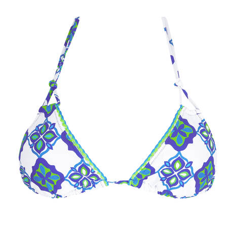 ANTIGEL Triangle bikini top L'Artisane Antigel Bleu Céramic