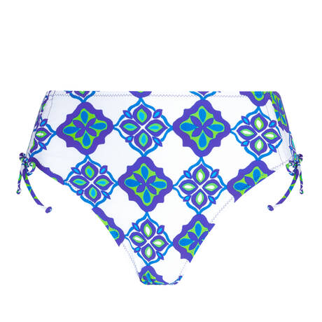 ANTIGEL Adjustable drawstring bikini bottom L'Artisane Antigel Bleu Céramic