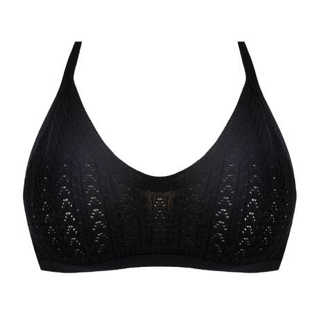 PAIN DE SUCRE Beach bra Mahev Sensitive Uni Life Résille Black