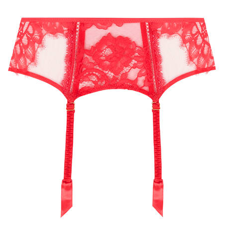 LISE CHARMEL Garter belt lace Désirs de Venise Grenat Venise