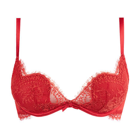 FLEUR DU MAL Push-up bra lace Frankie Lace Red