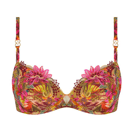 LISE CHARMEL Padded bra Danse des Fleurs Fushia Vert