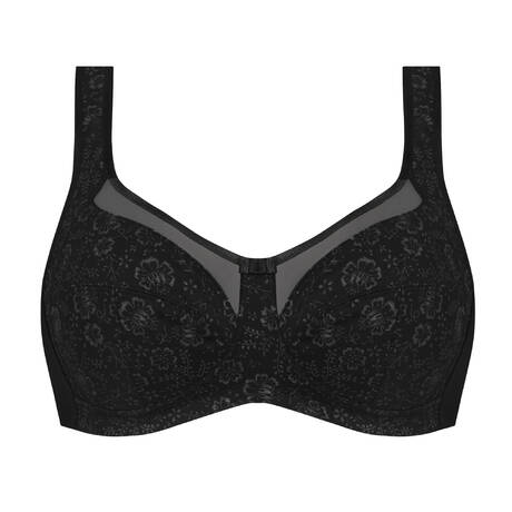 ANITA Full-cup bra wireless Clara Art Black/Anthracite