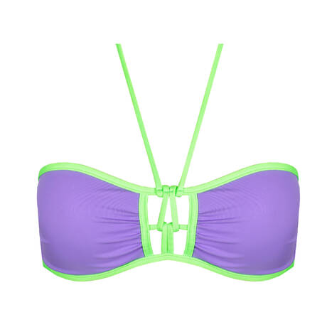 SARDA Haut de maillot de bain bandeau Sha Neon