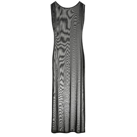 SARDA Long beach dress Sha Black