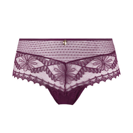 AUBADE Shorty en dentelle Mystery of Love Plum