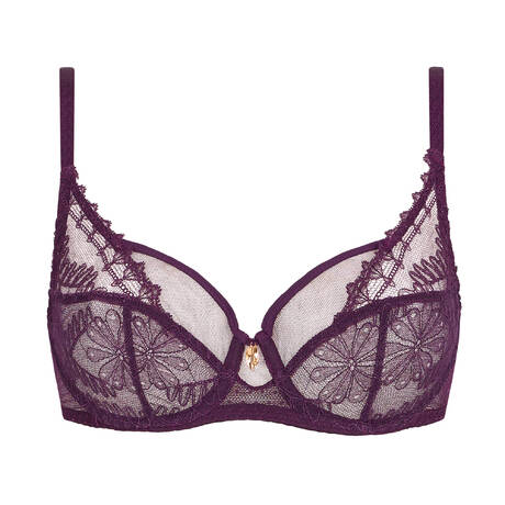 AUBADE Lace Full-cup bra Mystery of Love Plum