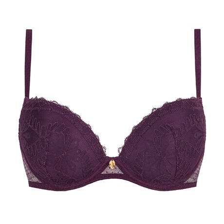 AUBADE Soutien-gorge push-up en dentelle Mystery of Love Plum