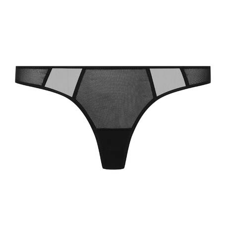 MAISON CLOSE Tanga L'Amoureuse Dahlia Noir