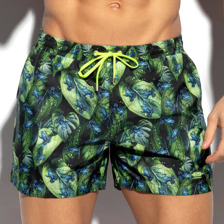 ES COLLECTION Men's swim shorts Hot Frog Black