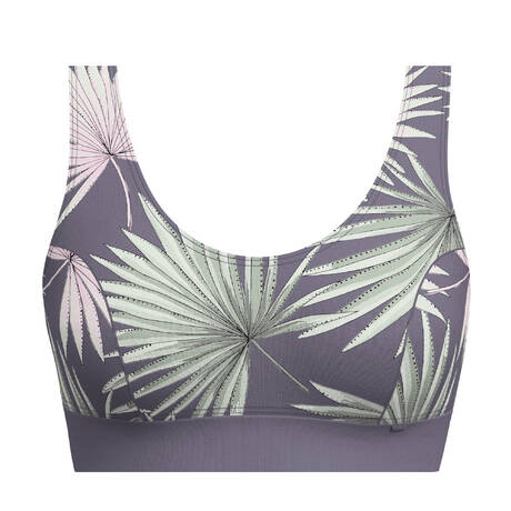 CALIDA Brassière de sport en coton Elastic Trend Graystone