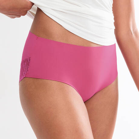 TRIUMPH Invisible high-waisted panty Pretty Micro Plum Fusion