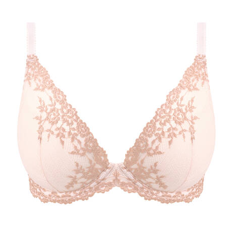 WACOAL Padded triangle bra lace Embrace Lace Angel Wing/Rose Dust