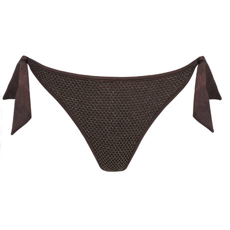 SARDA Bas de maillot de bain slip noué Janja Chocolat