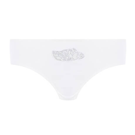HANRO Slips aus Baumwolle Belen Weiß