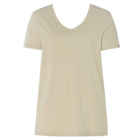 HANRO T-Shirt aus Baumwolle und Modal Sleep & Lounge Olive Stem