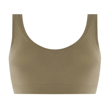 HANRO Brassiere bra Touch Feeling Covert Green
