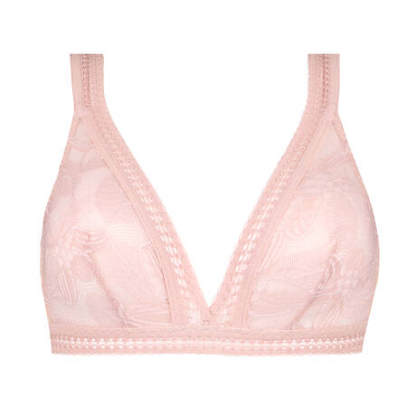 MAISON LEJABY Lace Triangle bra Songe Misty Rose