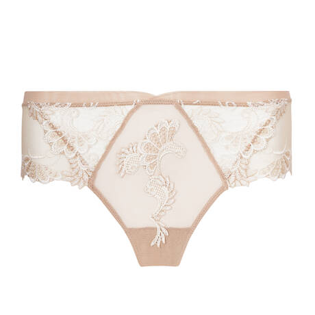 LISE CHARMEL High-leg hipster Dressing Floral Ambre Nacre