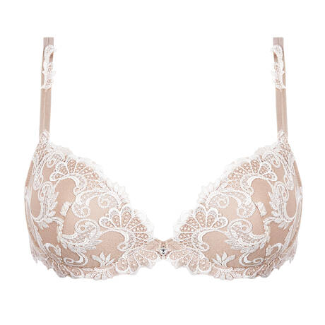 LISE CHARMEL Padded bra with enhanced padding Dressing Floral Ambre Nacre