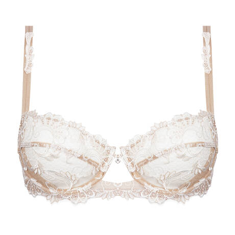 LISE CHARMEL Demi-cup bra Dressing Floral Ambre Nacre